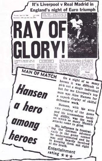 Hansen a hero among heroes - 22 April 1981 