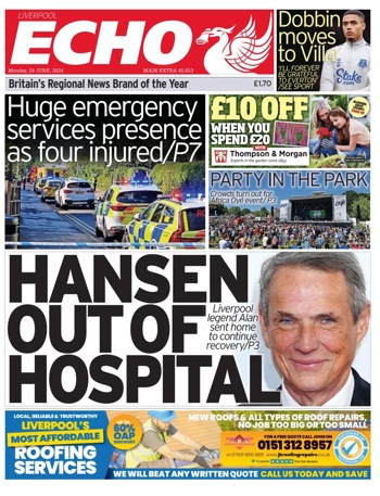 Hansen Out Of Hospital - June 2024