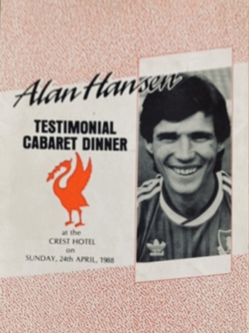 Testimonial Dinner Brochure - April 1988