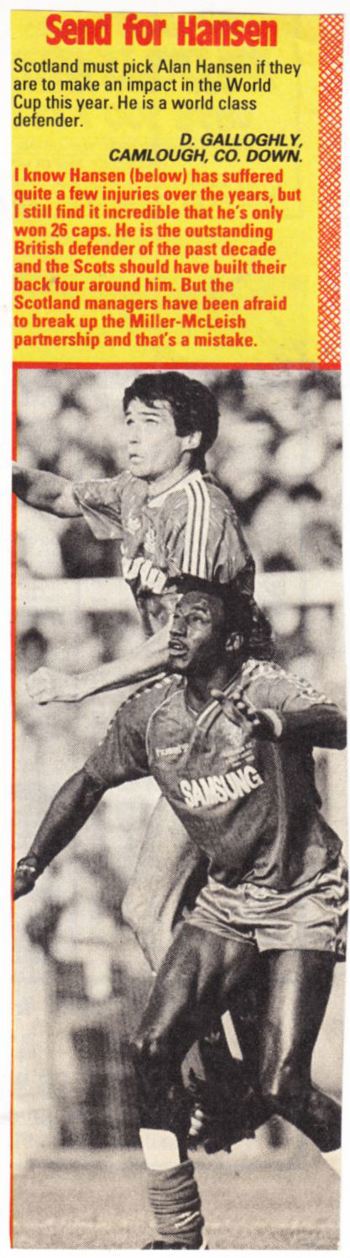 Send for Hansen! - 1990