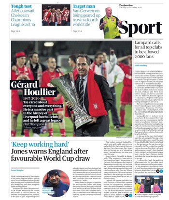 The Guardian Backpage - Tribute