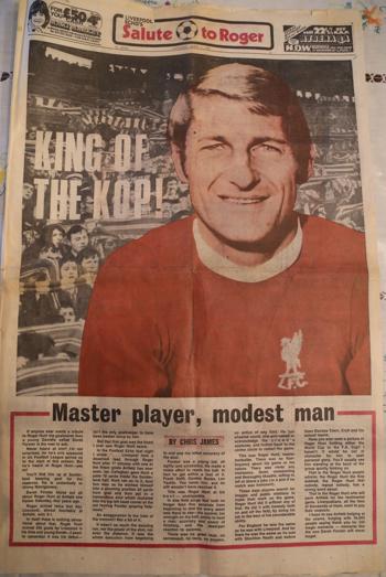 Master player and modest man - front page of Liverpool Echo special on 1 April 1972
