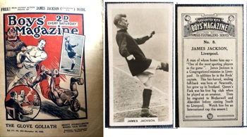 Action photo with Boys' magazine - (courtesy of the LFC Unofficial Museum on Facebook)
