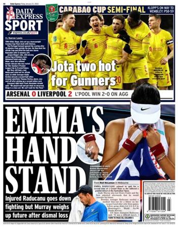 Daily Express January 2022