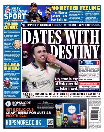 Daily Express March 2022