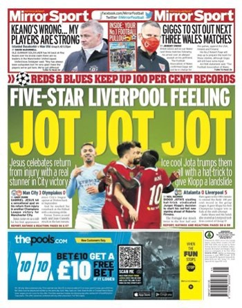 Daily Mirror January 2020