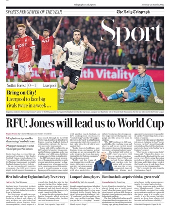 Daily Telegraph March 2022