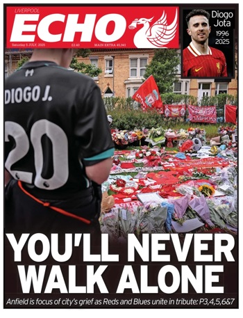 Liverpool Echo Frontpage 5 July 2025