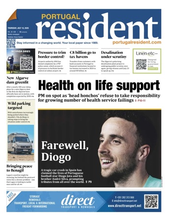 Portugal Resident Front Cover - 10 July 20-25