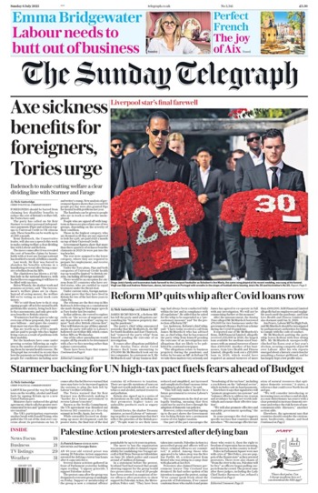 Sunday Telegraph 6 July 2025