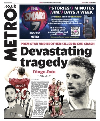 The Metro 4 July 2025