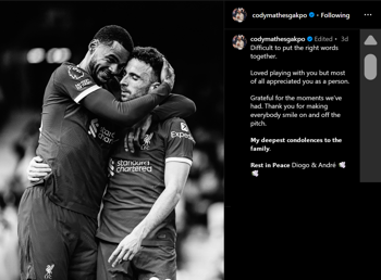 In memoriam - Writer: Cody Gakpo