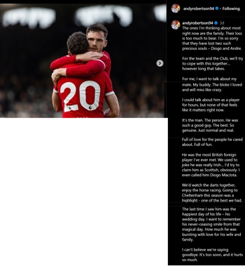 In memoriam - Writer: Andy Robertson