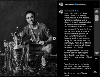 In memoriam - Writer: Virgil Van Dijk