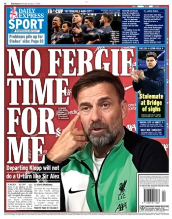 Daily Express Backpage - Jan 2024