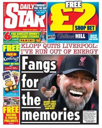 Daily Star Frontpage - Jan 2024