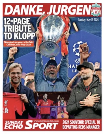 Sunday Echo Souvenir Cover - May 2024