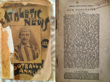 1890 - Athletic News profile