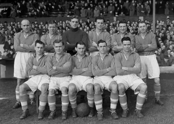 Liverpool line up before the match