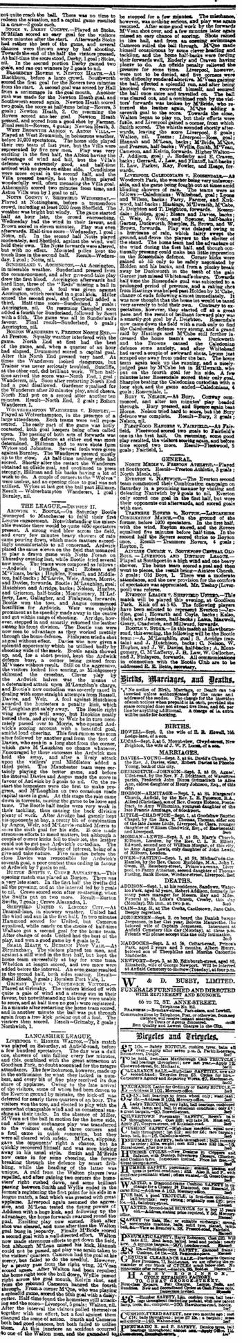 Liverpool Mercury report