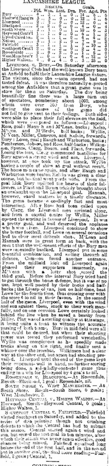 Liverpool Mercury report
