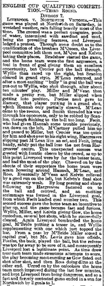 Liverpool Mercury report