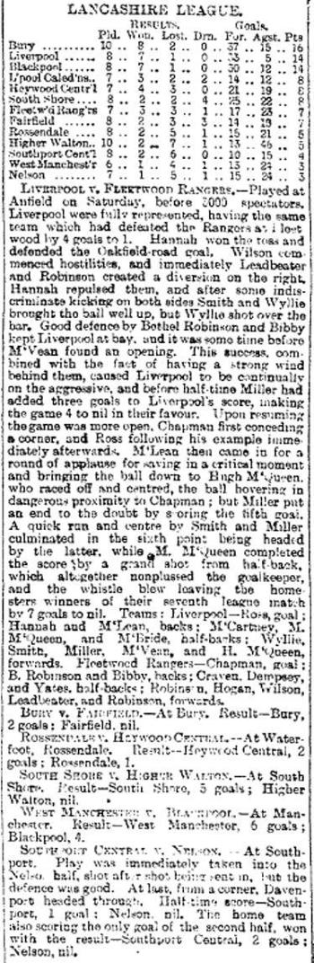 Liverpool Mercury report