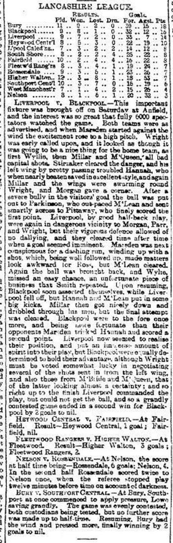 Liverpool Mercury report