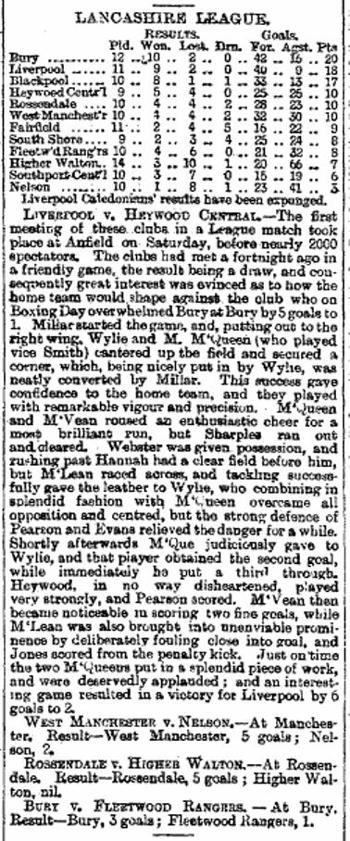 Liverpool Mercury report