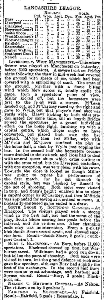 Liverpool Mercury report