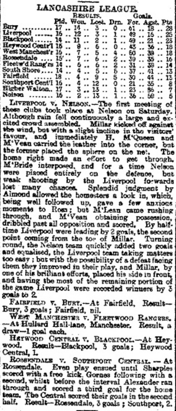 Liverpool Mercury report