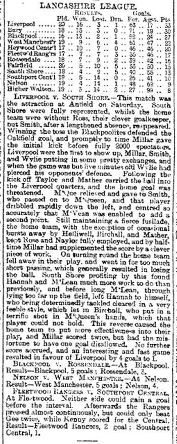 Liverpool Mercury report