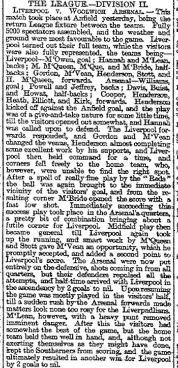 Liverpool Mercury report