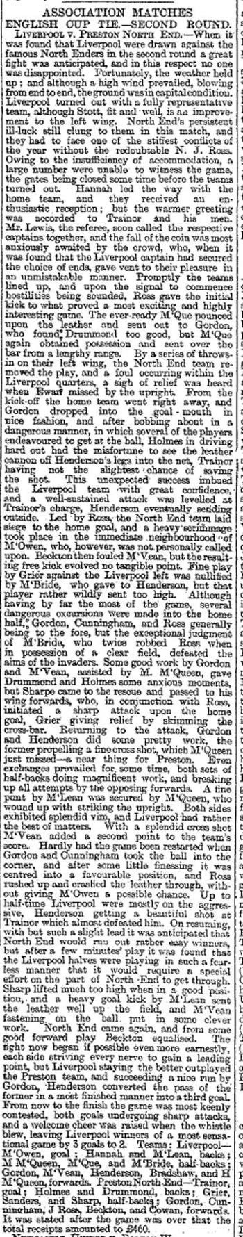 Liverpool Mercury report