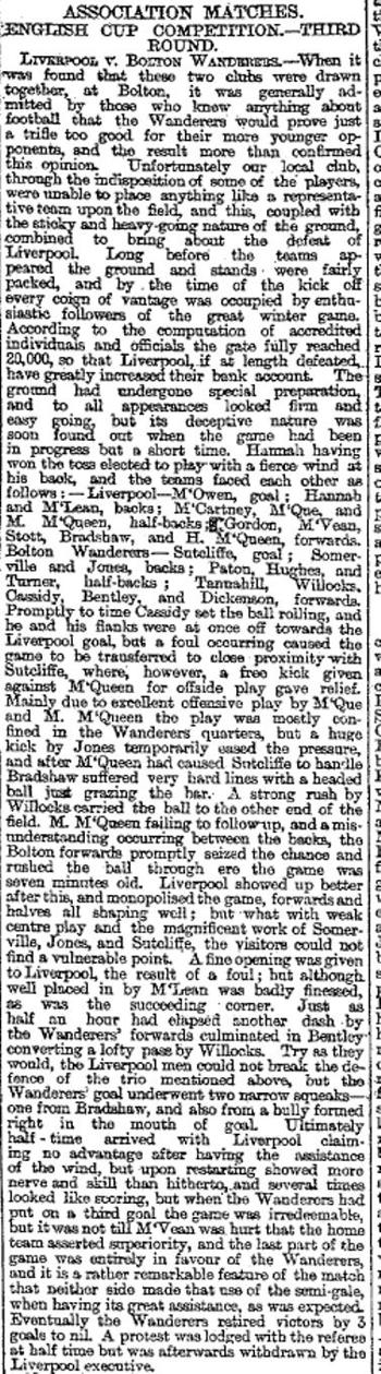 Liverpool Mercury report