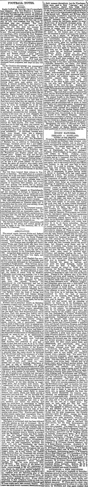 Liverpool Mercury analysis