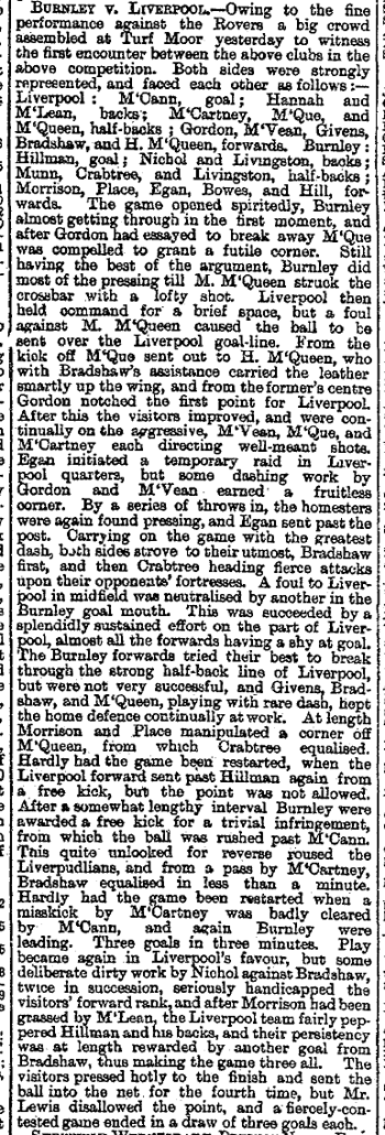 Liverpool Mercury report