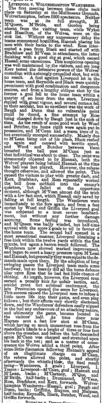 Liverpool Mercury report