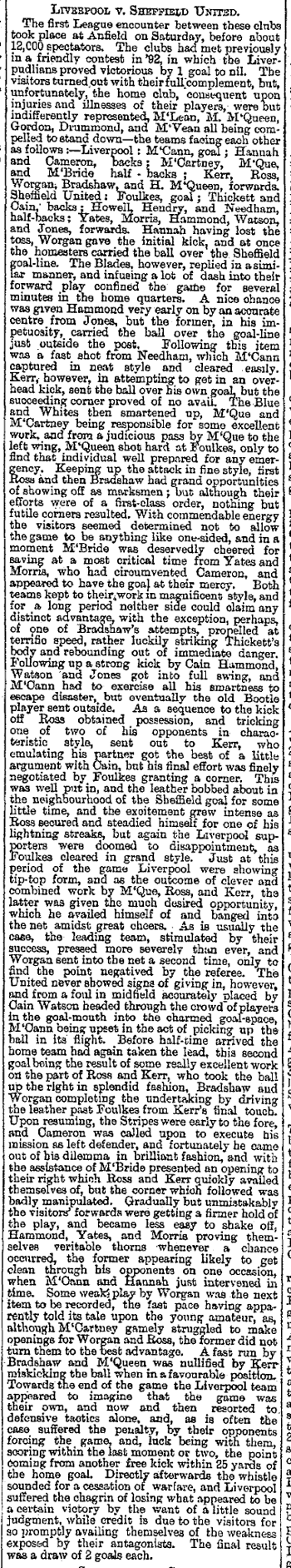 Liverpool Mercury report
