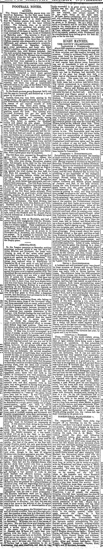 Liverpool Mercury notes