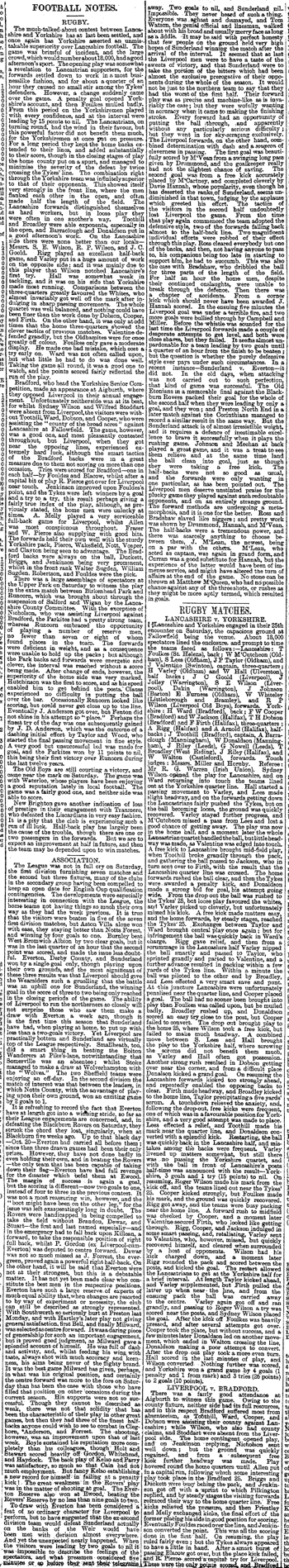 Liverpool Mercury notes