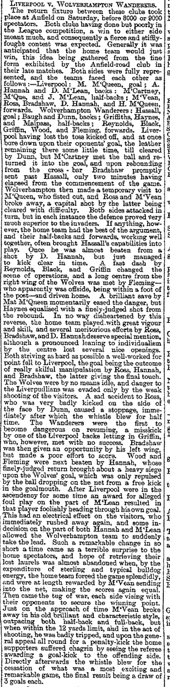 Liverpool Mercury report