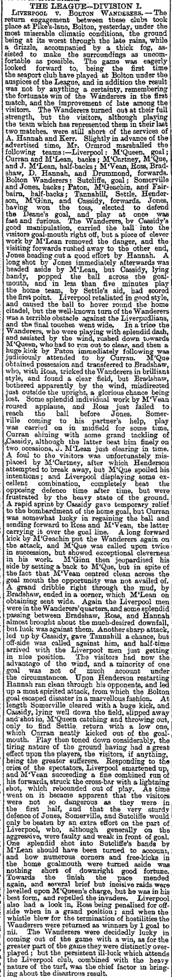 Liverpool Mercury report