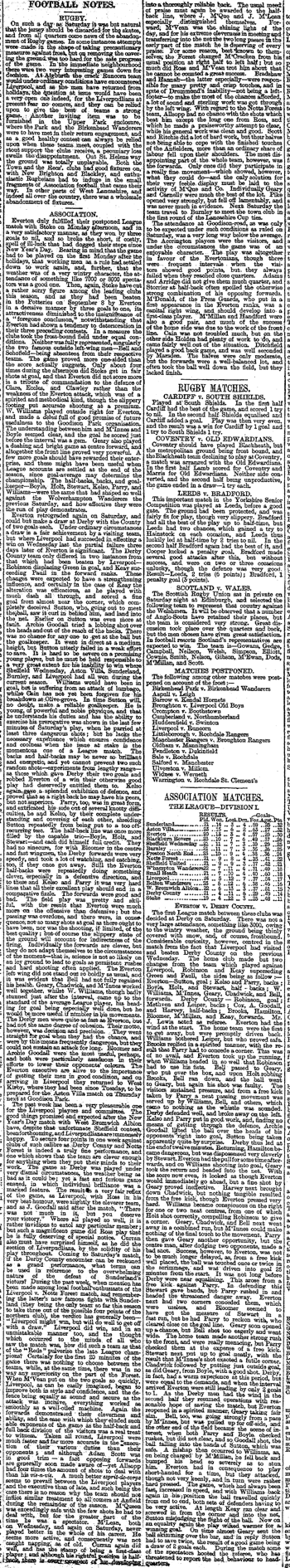 Liverpool Mercury notes