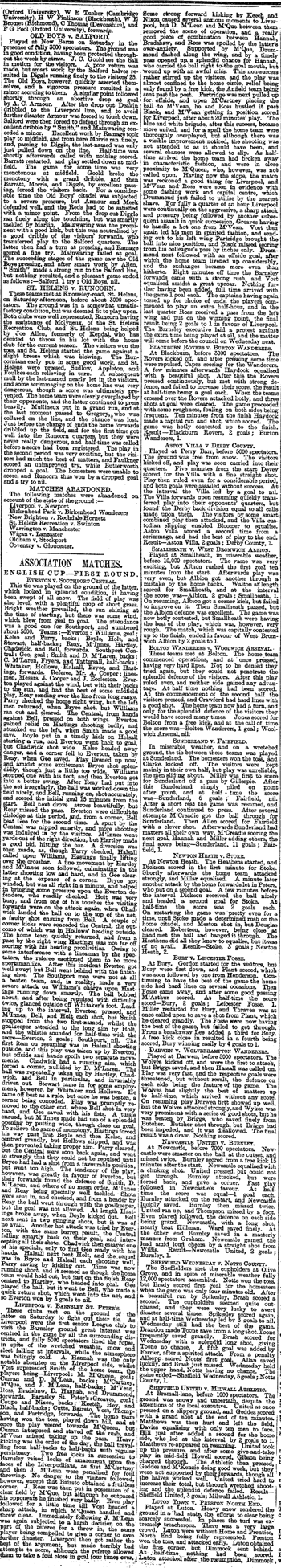 Liverpool Mercury report