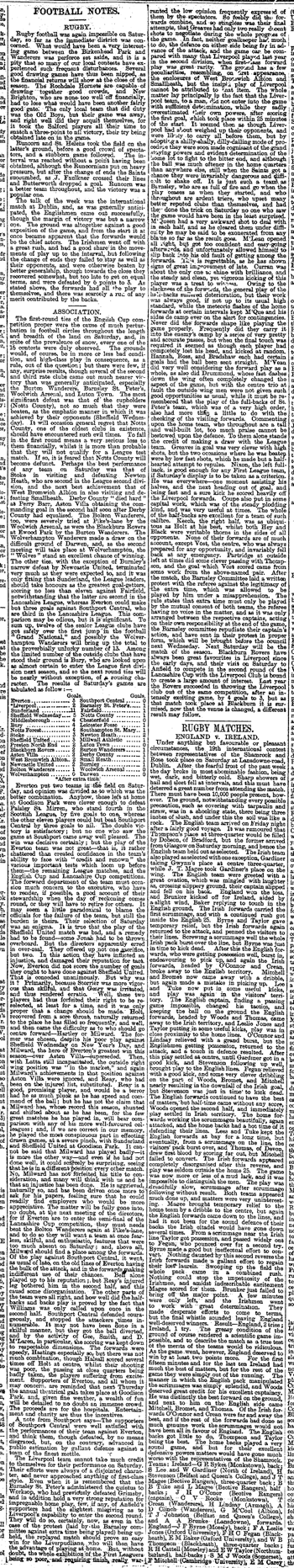 Liverpool Mercury notes