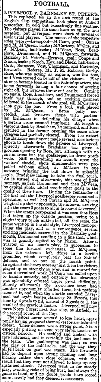 Liverpool Mercury report