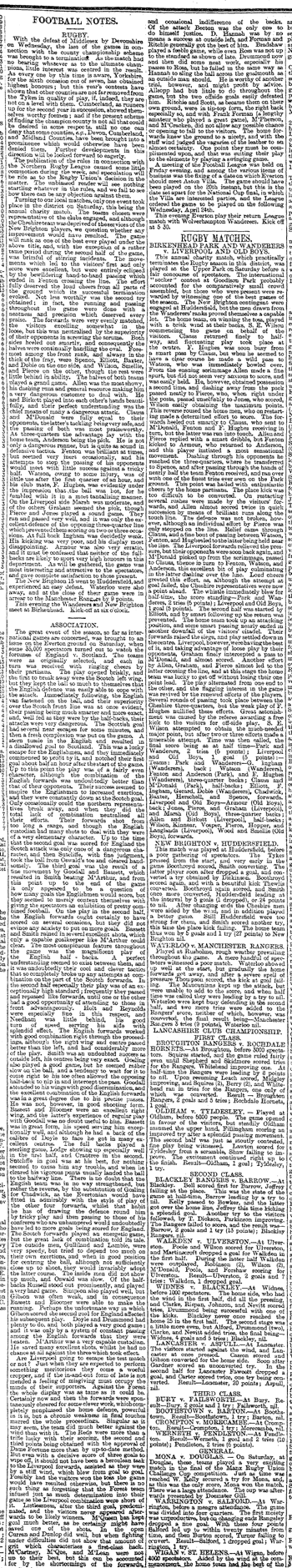 Liverpool Mercury notes