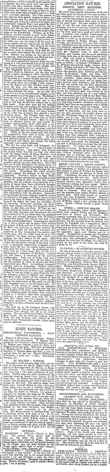 Liverpool Mercury report