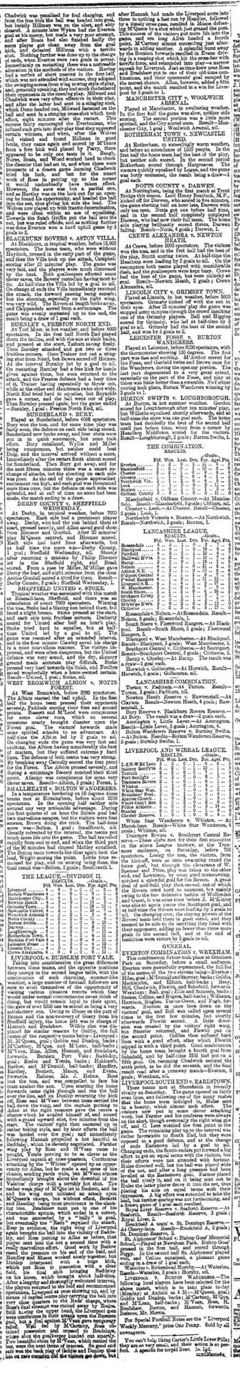 Liverpool Mercury report
